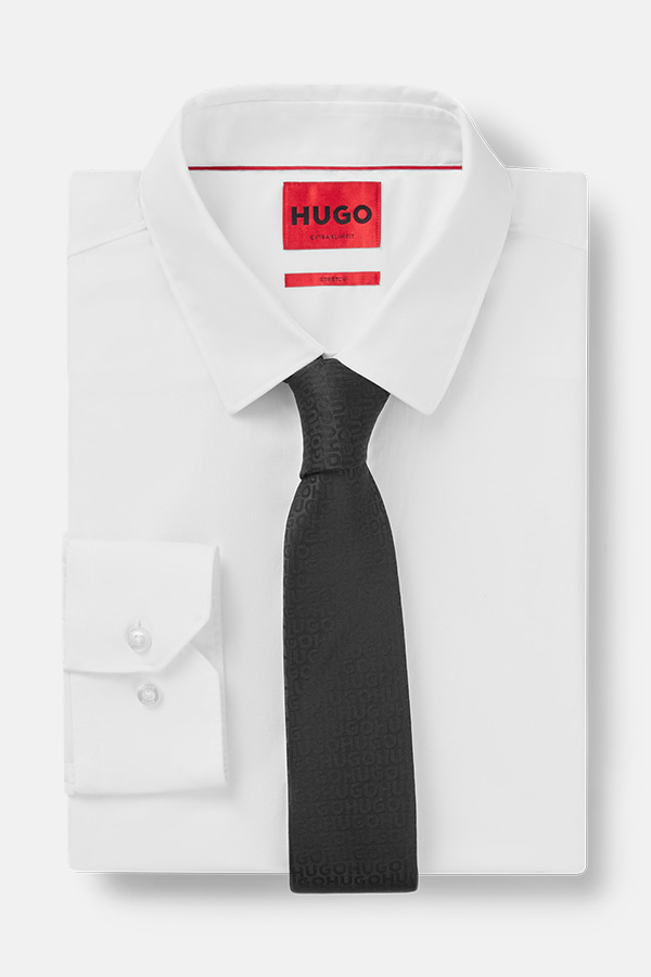 TIE HUGO - 001 BLACK
